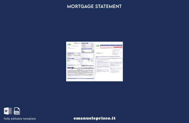 estratto conto mutuo bancario Tanzania CRDB stile verificato nei formati Word e 